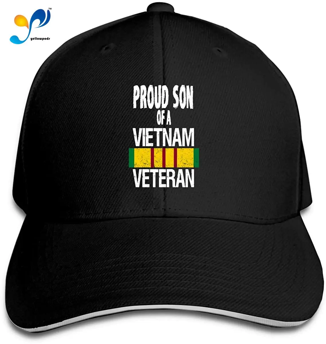 Proud Son Vietnam Veteran Adjustable Sandwich Cap Baseball Cap Casquette Hat