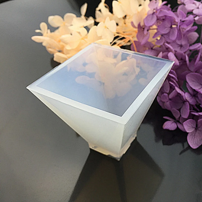 Треугольник DIY силиконовые Moldsfor смолы пирамидальной формы литейные формы УФ из эпоксидной смолы смоляные сушеные цветы для изготовления ювелирных изделий трапеции