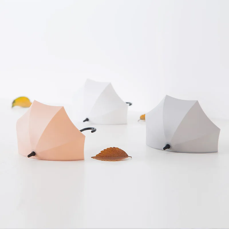 

3D Wall Stick 3/6pcs Small Umbrella Hook Creative Decoration Bedroom Warm Small Objects To Receive Lovely Girl Sense Hooks