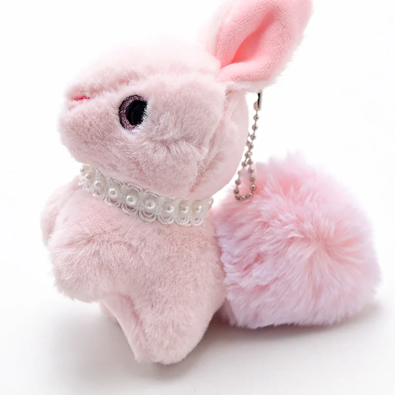 Модная новинка милый мультяшный большой хвост кролик брелок изысканная