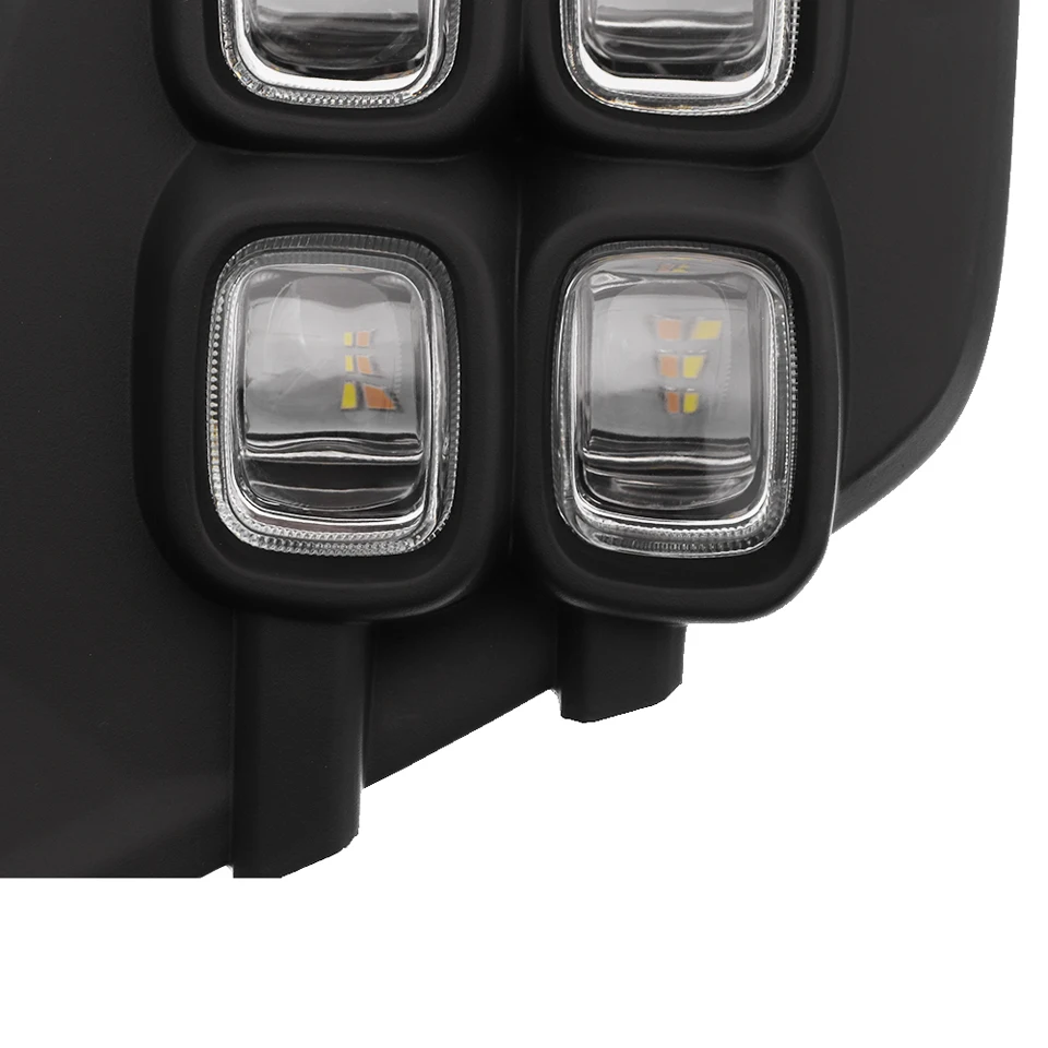 

1 Pair Running Lights For Toyota Hilux Revo Vigo 2015 2016 2017 LED DRL Daytime Daylight Fog Lamp Decoration Signal