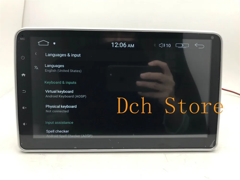 10,1 дюймов 360 градусов вращающийся Android 9,0 автомобильный dvd-плеер gps Радио универсальная навигация для всех автомобилей deckless 2 din один din