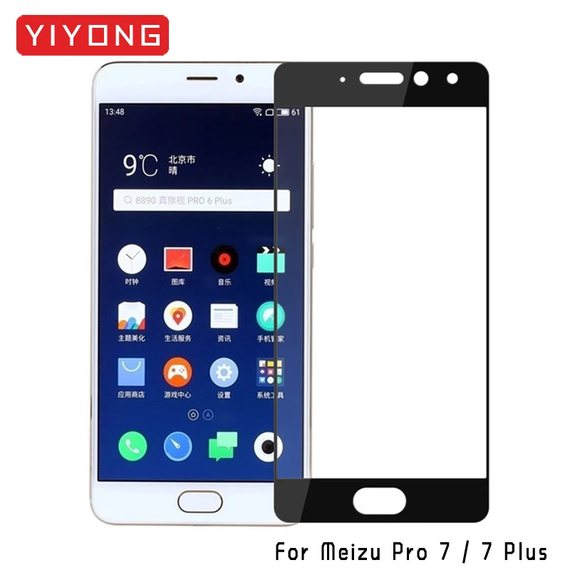 YIYONG закаленное стекло для Meizu M3 M5 M6 Note Mx6 2.5D полное покрытие Защита экрана 16 X 16th Plus