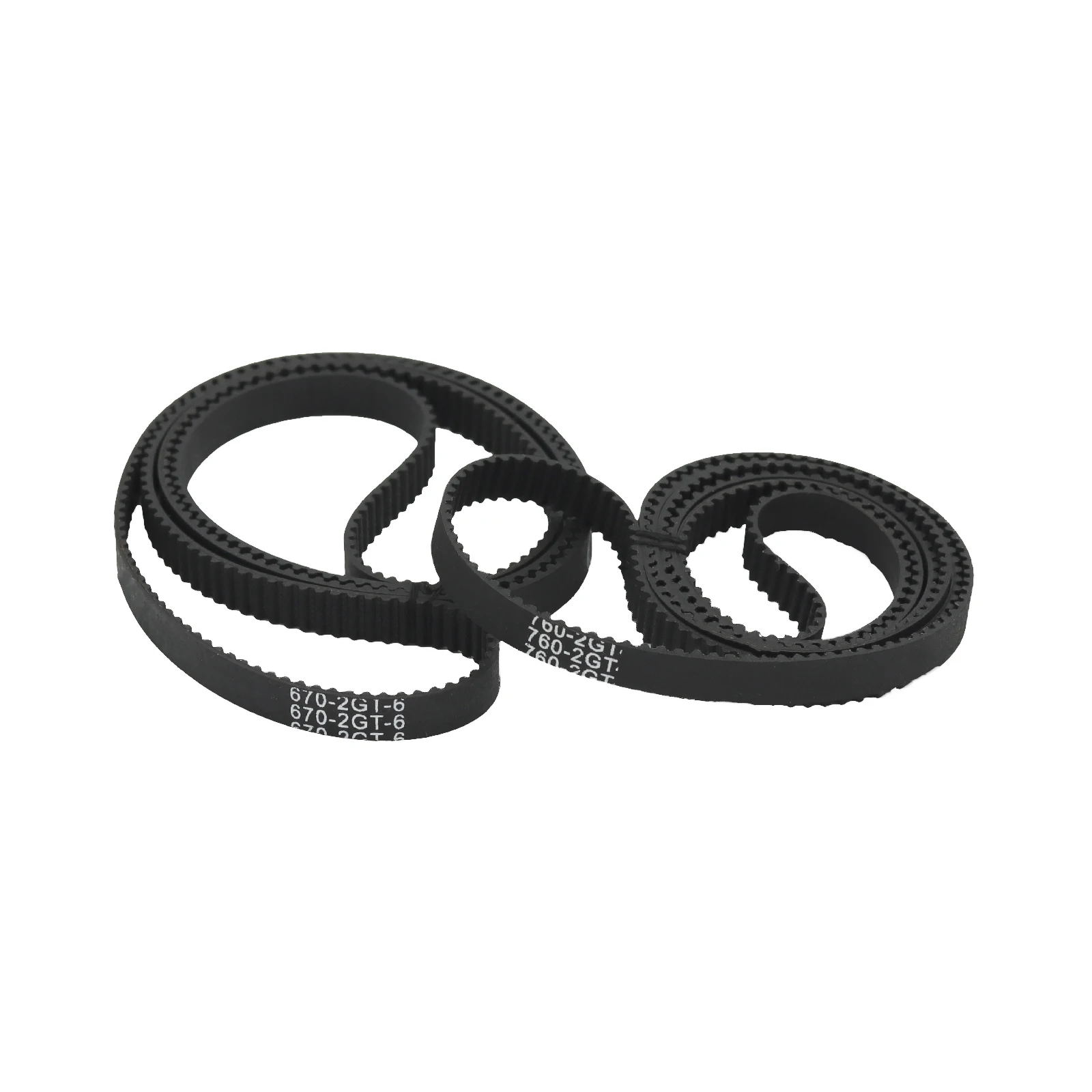 Замкнутая петля для 3D принтера GT2 6 мм резиновый ремешок ГРМ 2GT Длина 660 670 696 700 710 750