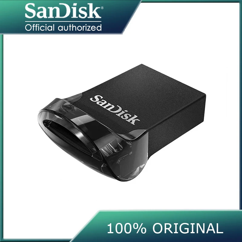 

SanDisk CZ430 USB 3.0 Flash Drive Ultra Fit 64GB 128GB 32GB 16GB Pen Drives 256GB Up to 130MB/S high Speed usb stick PenDrives