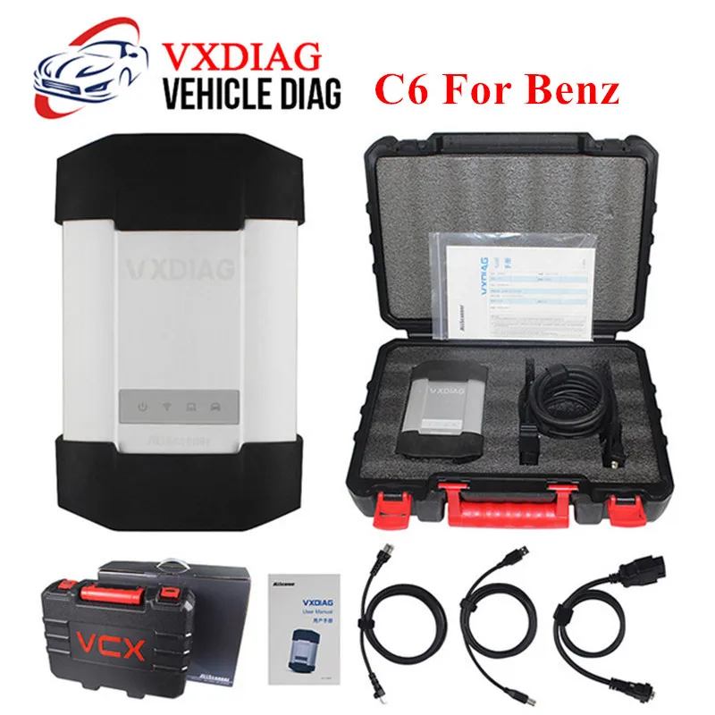 VXDIAG C6 для Benz автомобильный диагностический инструмент OBD2 сканер онлайн ECU
