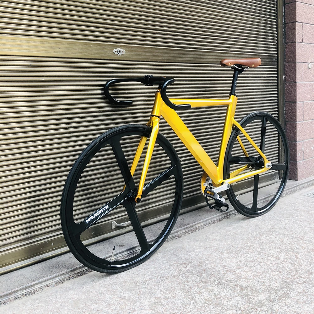 Рама для велосипеда Fixie 52 см 56 Одиночная скоростная рама с вилкой из алюминиевого