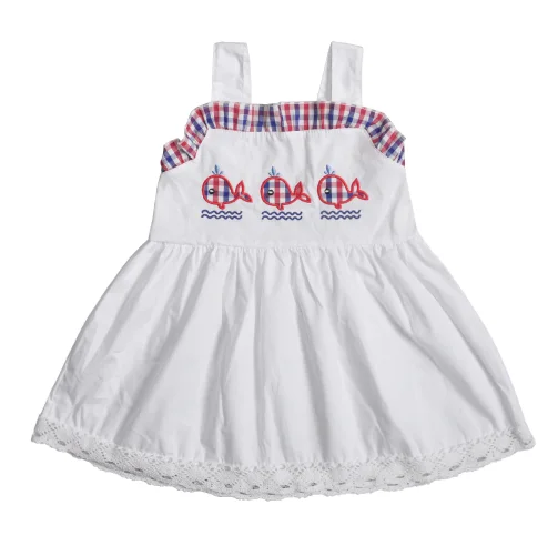 Одежда для маленьких девочек Детская одежда с рисунком Кита CONICE NINI