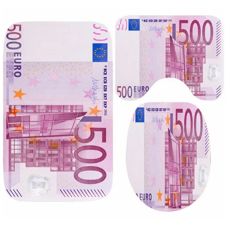 Крутой коврик для денег ванной комнаты ковер на 100 долларов США набор ковриков