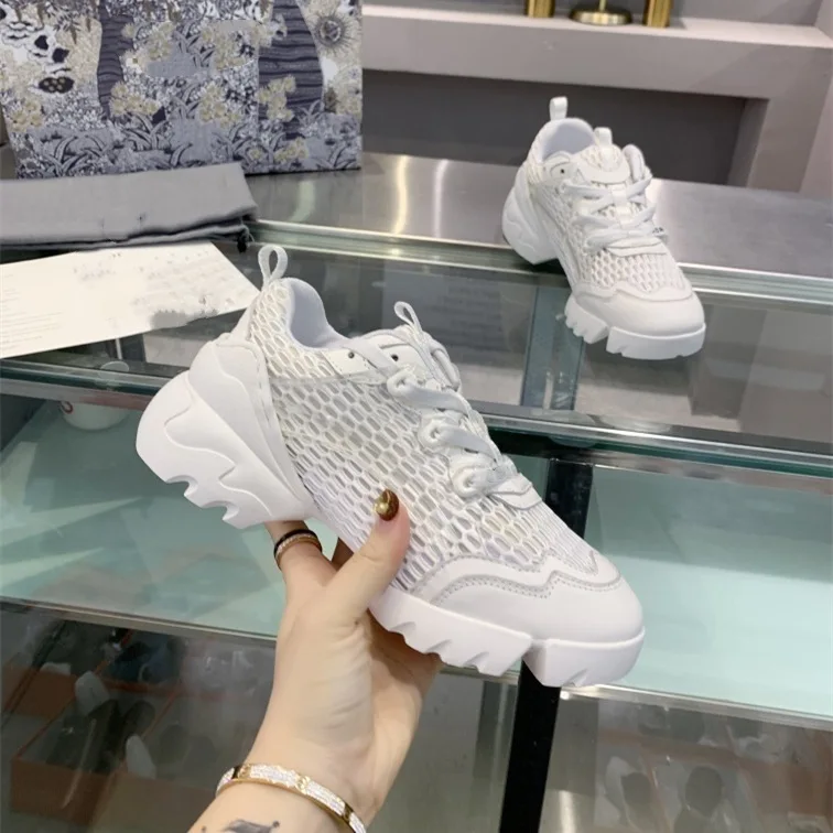

Luxury D Brand Women Sneakers Fashion Casual Sneakers Mesh Breathable Tennis Running Shoes