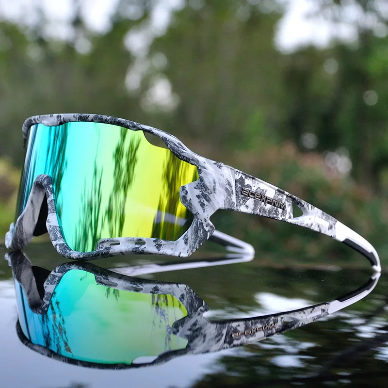 Брендовые Новые поляризованные велосипедные очки для спорта на открытом воздухе