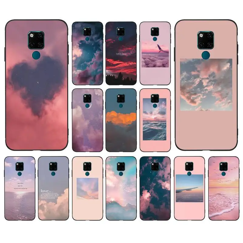 Чехол для телефона MaiYaCa с изображением сладкого неба и розового облака huawei mate 8 S 9