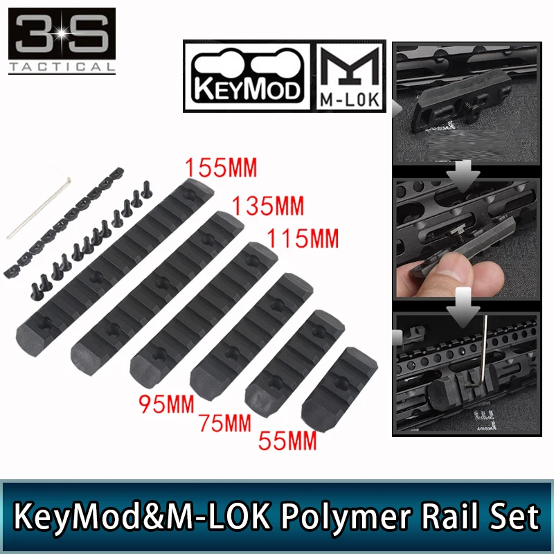 Фото Keymod & Mlok Handguard Picatinny Mount Rail Weaver Adapter Accessories|Кронштейны и аксессуары для прицелов| |
