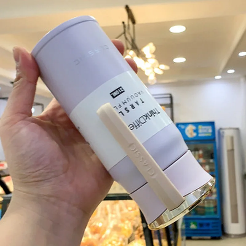 Новинка простой термос из нержавеющей стали 310/450 мл портативная вакуумная фляжка