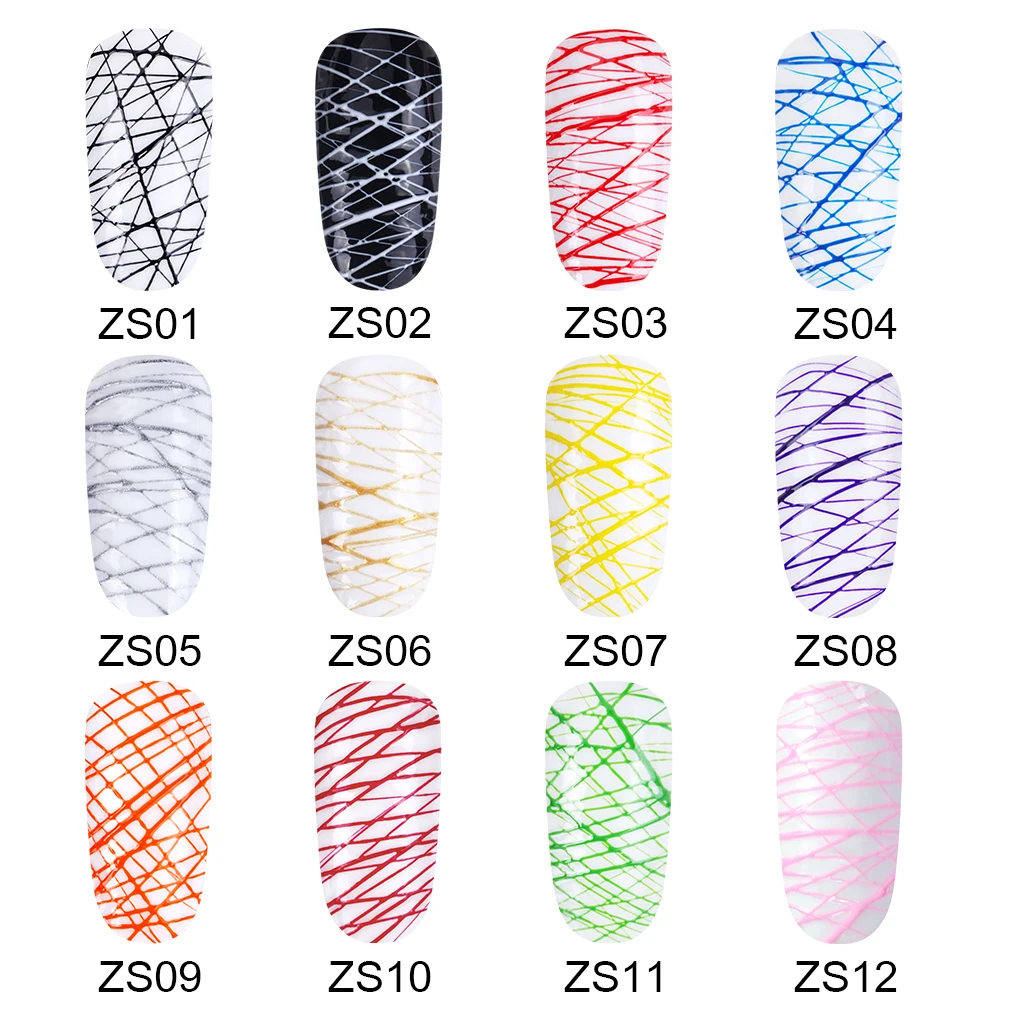 CLAVUZ Шелковый Гель-лак с пауком впитывающийся УФ светодиодный лак для ногтей