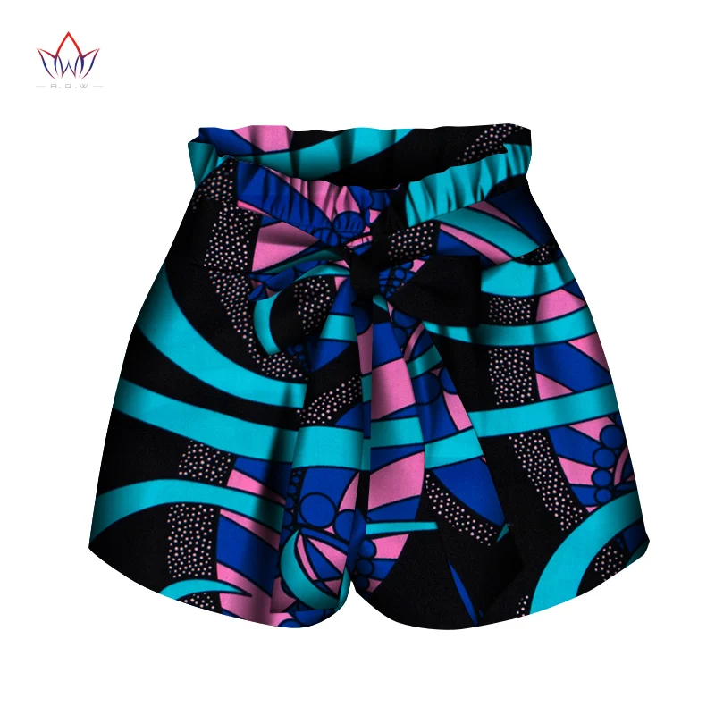 

Women African Clothes 2021 Fashion Africa Dashiki Print Maxi shorts Traditional Costume African cotton shorts for Women WY8134