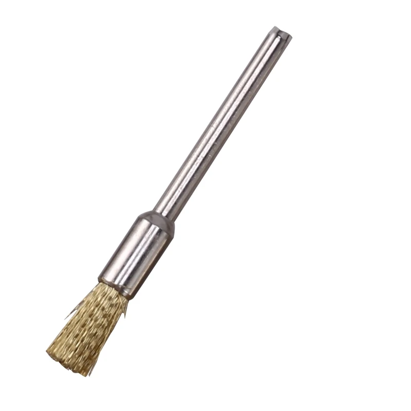 

HOT 40Pcs 4 Types Nylon /Horsehair /Brass /Steel Wire Wheel Brushes Set Polishing Brush Shank for Rotary Grinder Tools