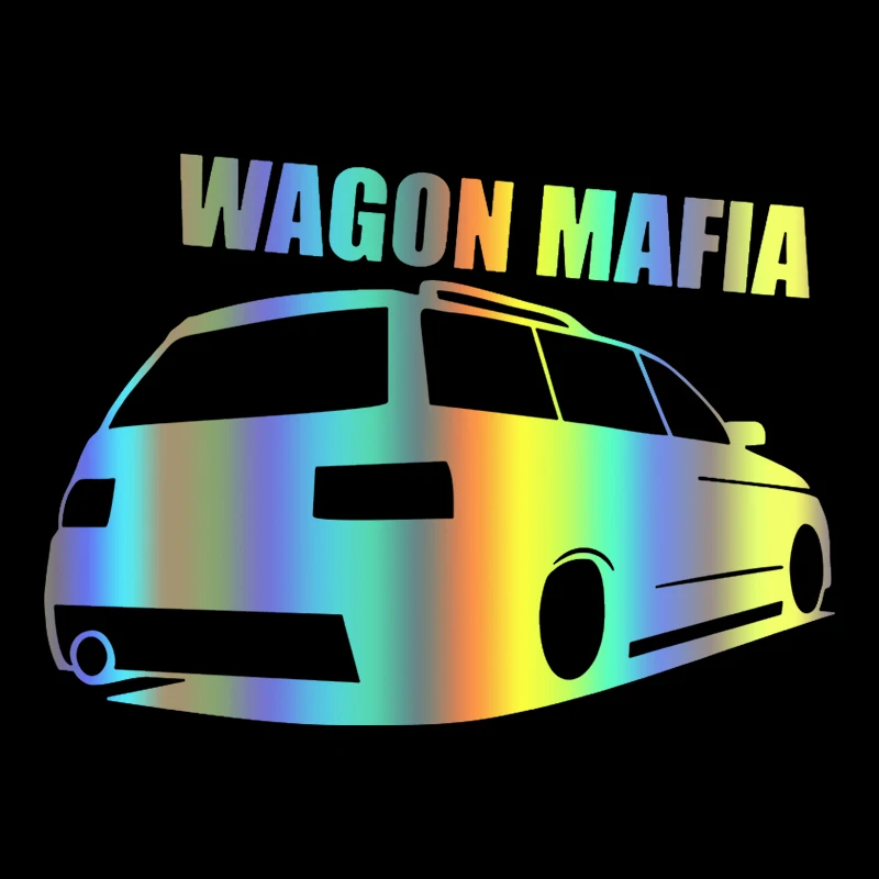 CK2759# наклейки на авто ВАЗ 2111 WAGON MAFIA водонепроницаемые машину наклейка для