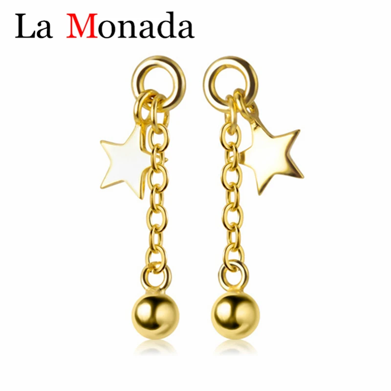 Серьги-гвоздики из серебра 2020 пробы с крестом и звездой | Украшения аксессуары