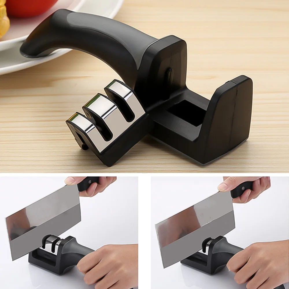 Kitchen Professional Diamond Quick 3 Stages Sharpener Sharpening Tools Stone | Дом и сад
