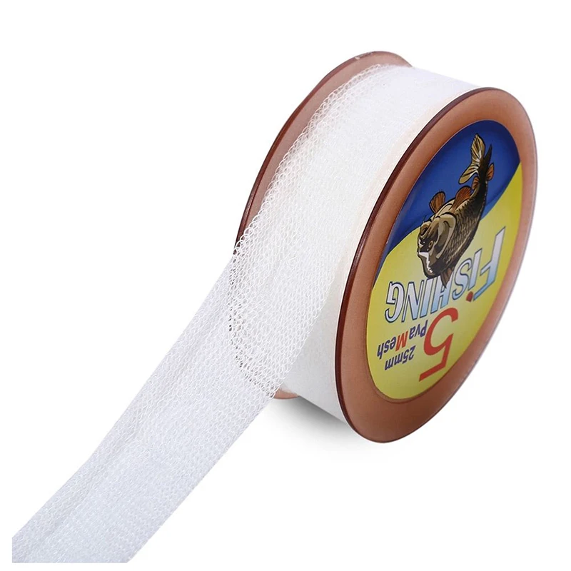 5 м PVA Карп рыболовная сетка Универсальный пополняемый чулок приманка сумки 25 мм |