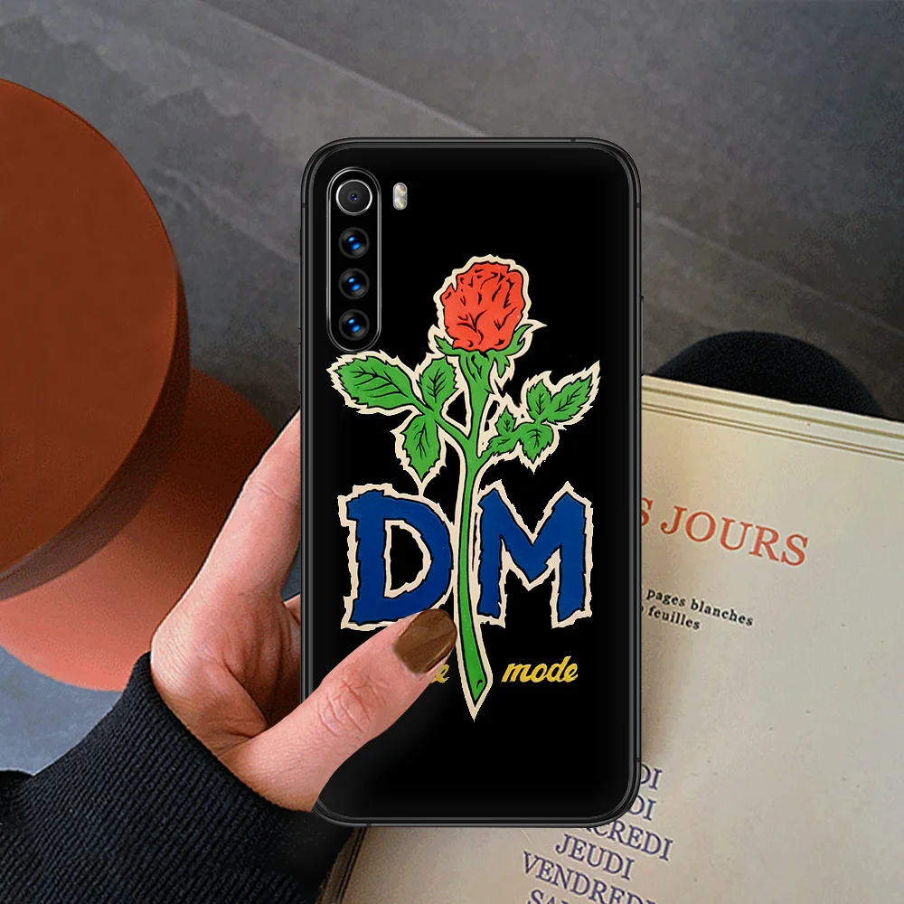 

Depeches band Mode rock Phone Case For Xiaomi Redmi Note 7 8 8T 9 9S 4X 7 7A 9A K30 Pro Ultra black Waterproof Fashion Coque 3D