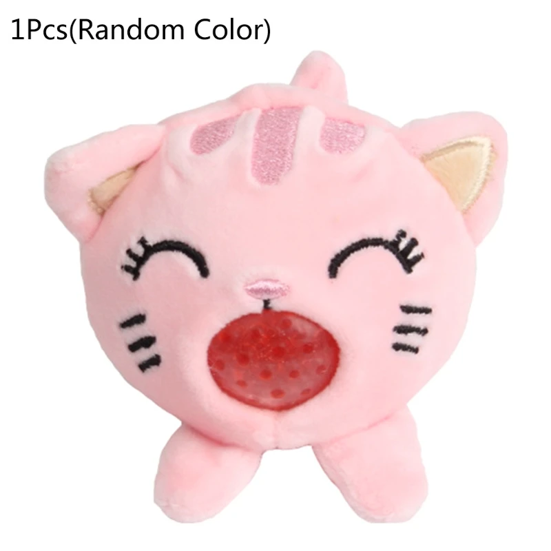 

Sensory Fidget Ball Plush Animal Novelty Gags Interactive Antistress Playset Bubble Blower Prank Toy to Release Stress A2UB