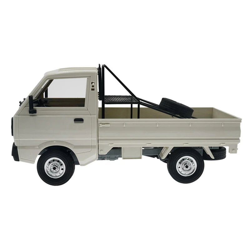 

Metal Lower Chassis Armor Protector Skid Plate Accessories,Black with Simulation Metal Back Cage Rear Roll Cage