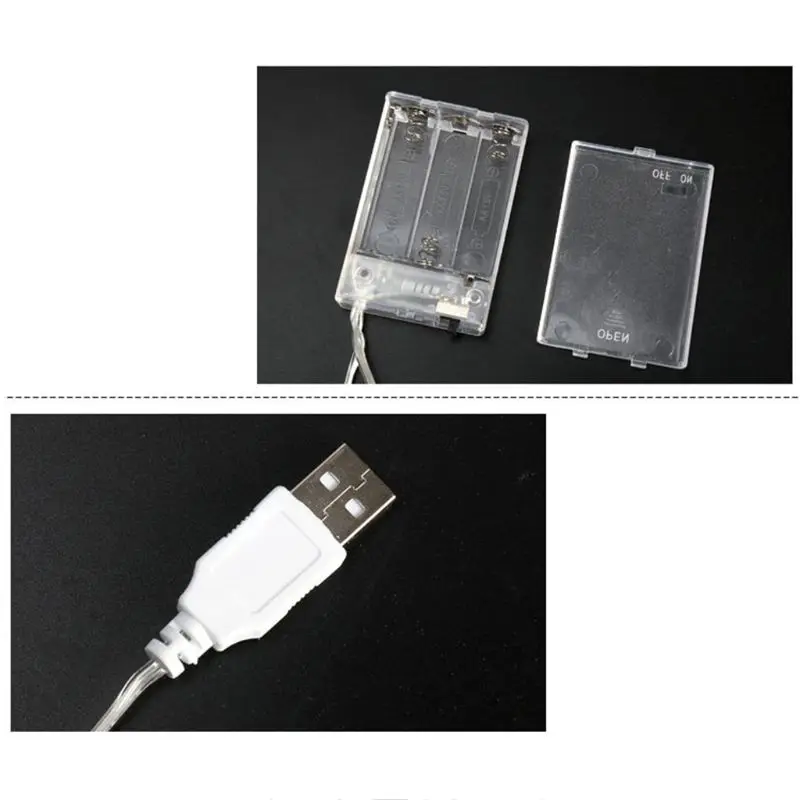 

LED Light Creative Hanging Ornaments Night Lamp USB Battery Case Dual Purpose