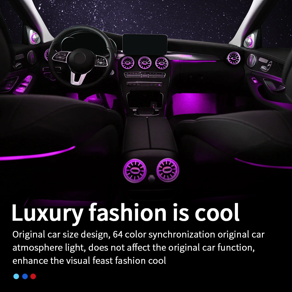 

Ambient Light For Mercedes w205 amg/ interior trim c63 mercedes c class accessories w205 Mercedes glc x253 amg coupe