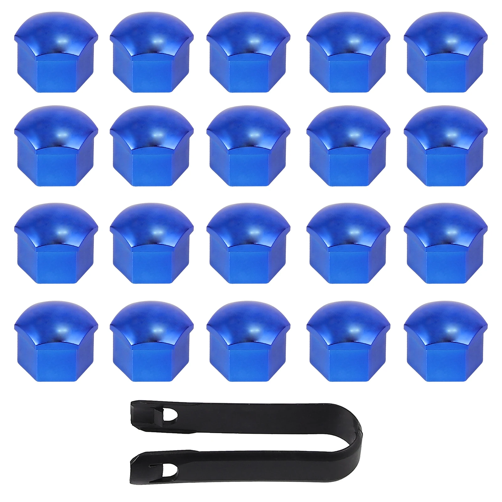 Justech 20 шт. 17 мм автомобильные СПЛАВ КОЛЕСНЫЕ гайка с болтом крышка головки хром