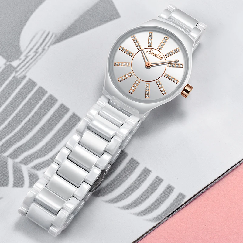 2021New Brand Bracelet Watches Women Luxury Crystal Dress Wrist watches Clock Women's Fashion Casual Quartz Watch Reloj Mujer enlarge