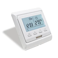 digital floor heating temperature controller ac 16a 220v room air electric thermostat system module lcd weekly programmable