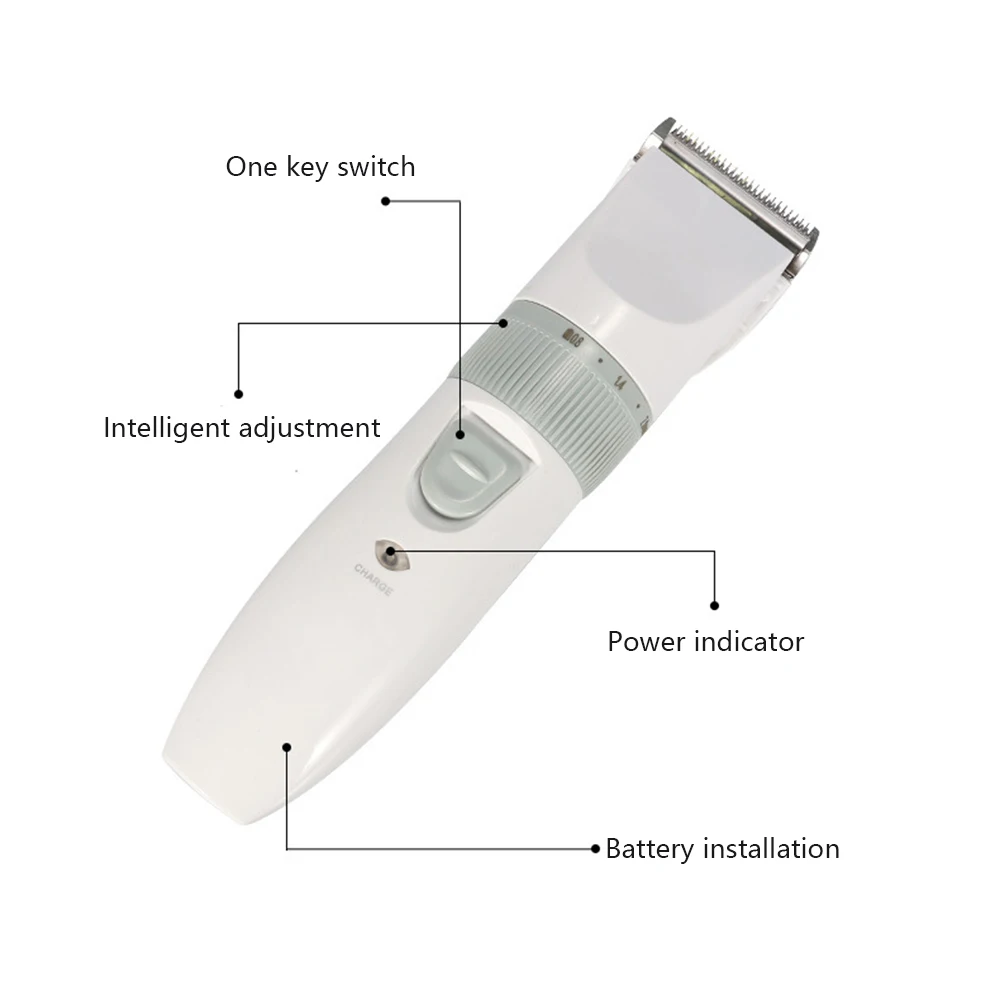 Профессиональная электрическая машинка для стрижки волос бритва детей и Мужская