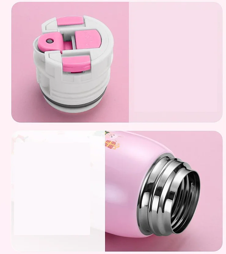 550 мл детская чашка для кормления льва термос молока из нержавеющей стали детей