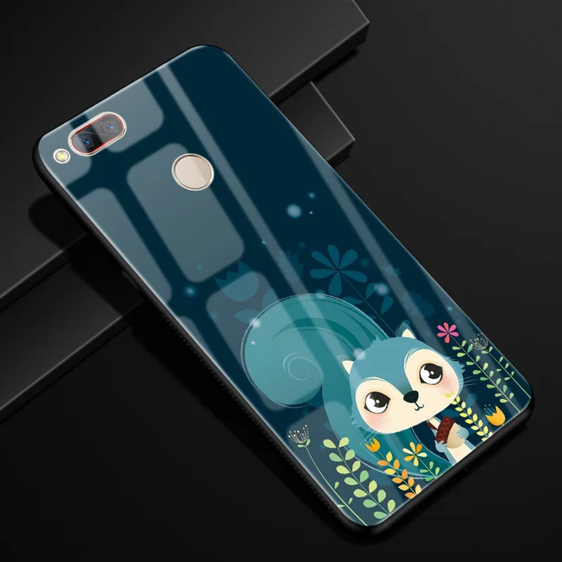 12 For ZTE Z17 mini Case 5.2'' Glass Hard Back Cases For ZTE NUBIA Z17 mini Case Tempered Glass Cover Z17mini Z 17 NX569H NX569j - Цвет: 12