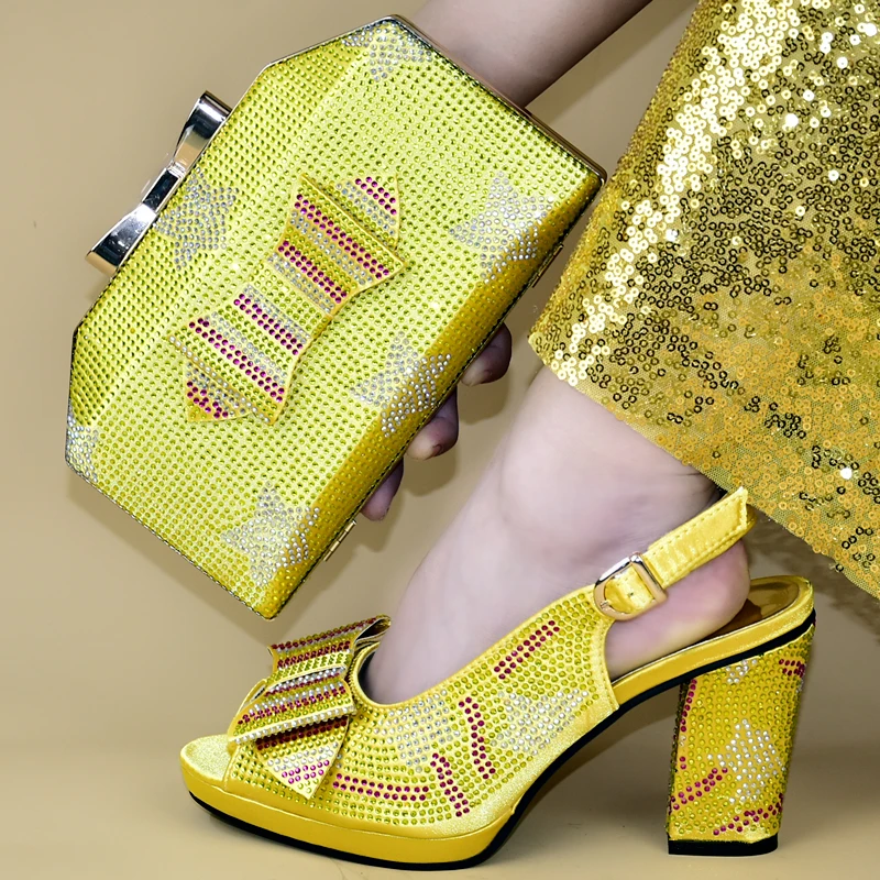 Набор из туфель и сумок серебристого цвета на застежке 8 см|wedding shoes and bags|shoe bag setshoe |