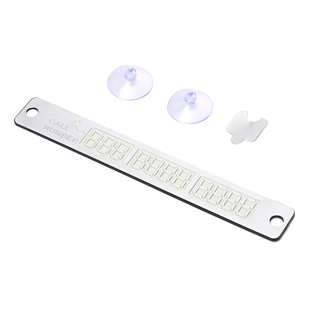 Световой карта автомобильной временной парковки парковочная карточка с номером