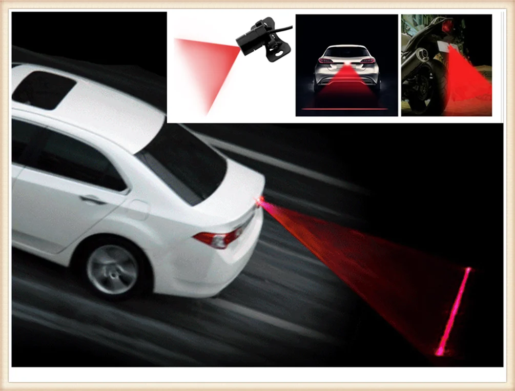 Автомобиль и мотоцикл столкновения светодиодный персональный задний фонарь