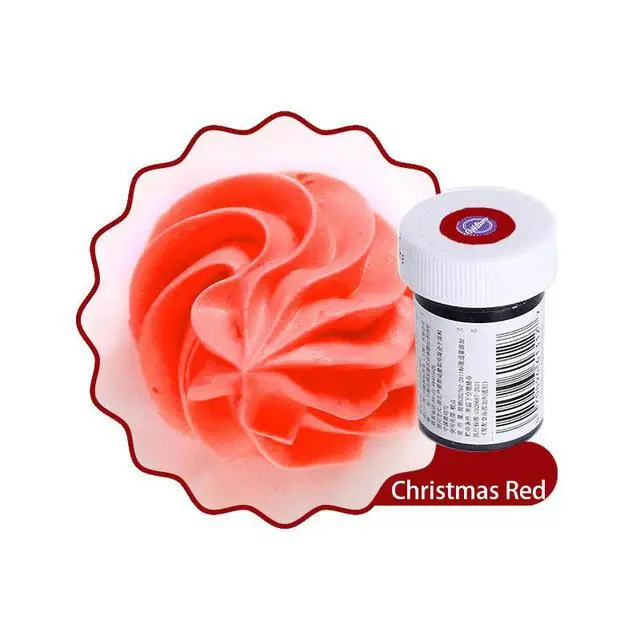 Christmas Red Wilton цвет еды ing глазурь цвета, на гелевой основе, 1 шт 1 oz. Съедобный цвет пигмент для выпечки торта Кондитерские помадки Макарон крем - Цвет: Christmas Red