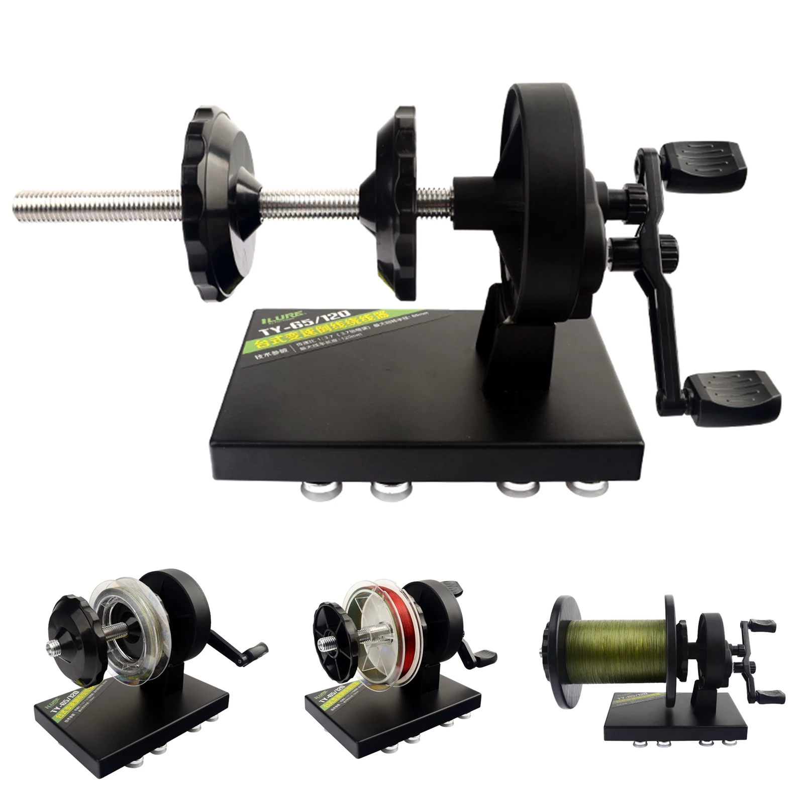 

Fishing Line Spooler Winder Portable Reel Spool Spooling Station System for Spinning Fishing Reel Line US Ship