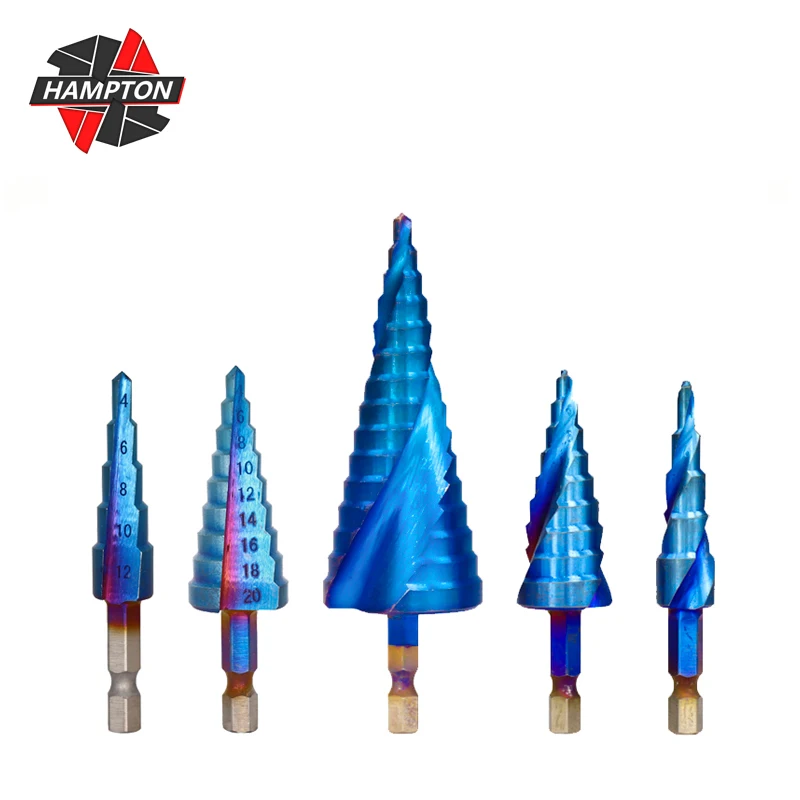 Ступенчатое сверло из быстрорежущей стали 4 12 дюйма 20 32 мм ступенчатое Коническое