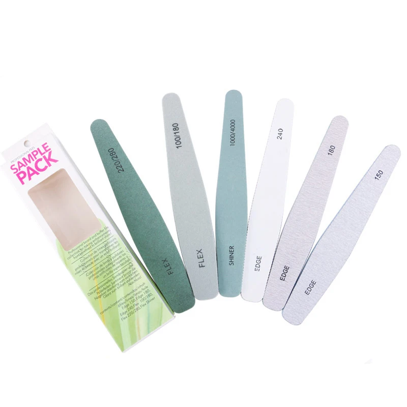 

6pcs Professional Grinding Nail File Sanding Nail File Polishing Strip Polishing Nail Art Manicure Care Tools