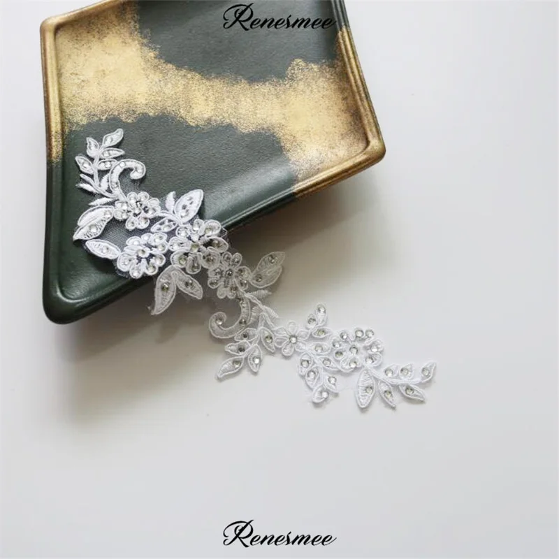 2 шт. стразы модные сделай сам украшения одежды ткань наклейки Кружевная