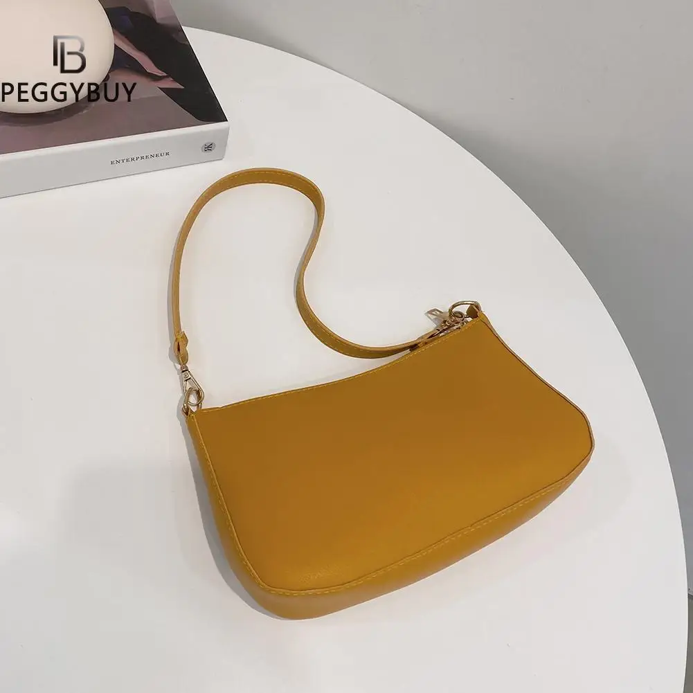 

Милые однотонные маленькие сумки через плечо из искусственной кожи для женщин 2021 летние простые сумки и кошельки женские дорожные сумки