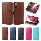 Кожаный чехол для телефона с откидной крышкой с магнитной чехлы Чехол для samsung galaaxy s20fe s20 fe s 20fe 20 вентилятор edition sm-6.5 ''Чехол-книжка coque fundas