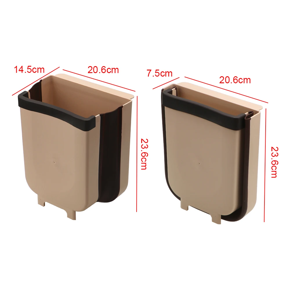 Подвесная корзина для мусора HILIFE дверей кухонного шкафа складное мусорное ведро