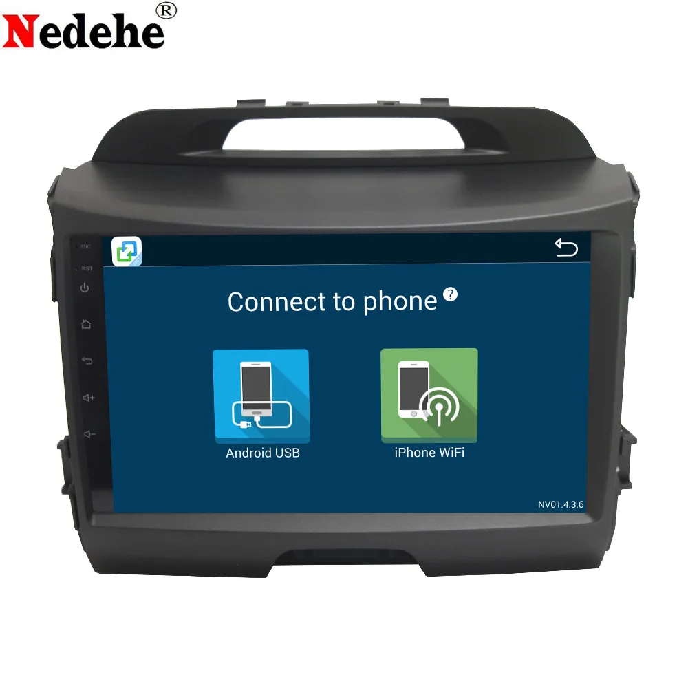Nedehe 2G + 32G Android 8 0 автомобильный dvd gps навигация для KIA sportage 2011 2012 2013 2014 2015