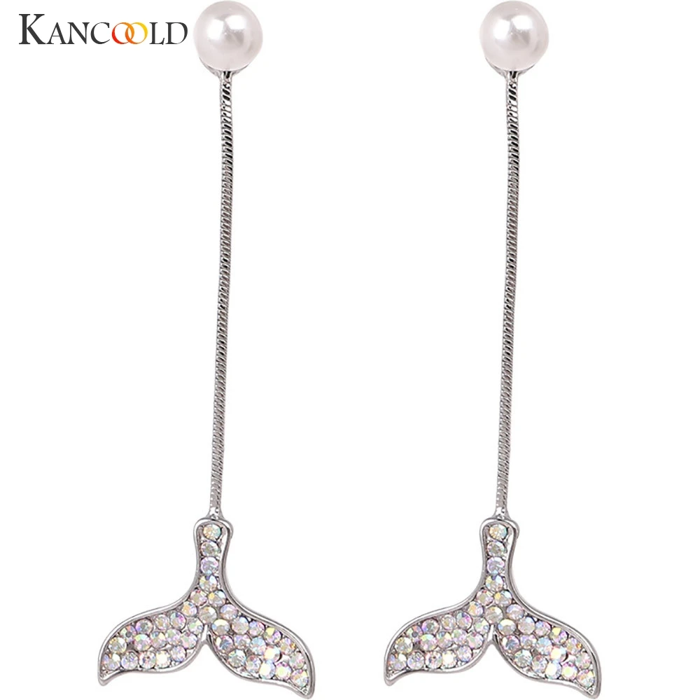 Женские длинные серьги-гвоздики из стерлингового серебра 2019 | Тематическая