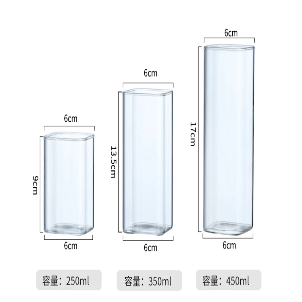 Стеклянная термостойкая настенная стеклянная чашка чашки для кофе/чая и кружки
